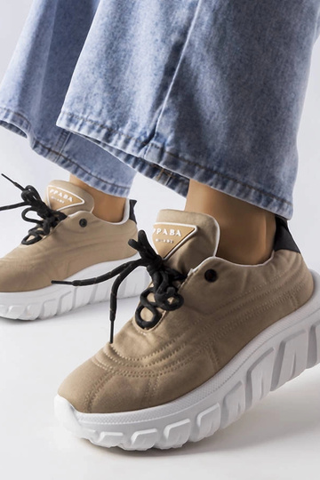 Sneakers Aisys beige scuro