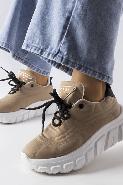 Sneakers Aisys beige scuro