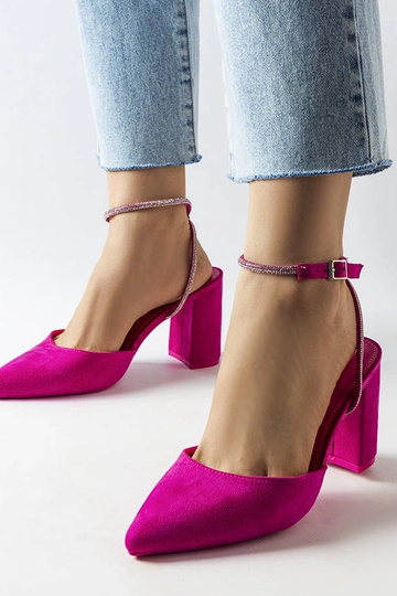 Décolleté Stella rosa con...