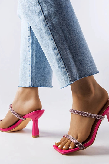 Ciabatte Evelina rosa con...