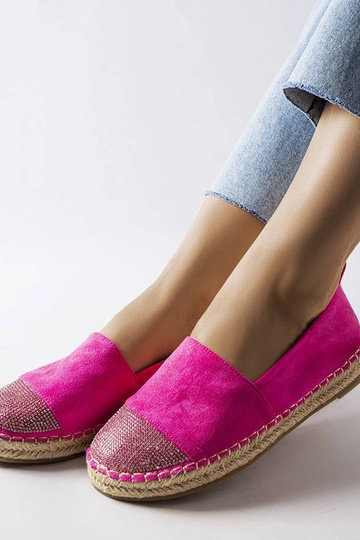 Espadrillas con plateau Magali rosa 2