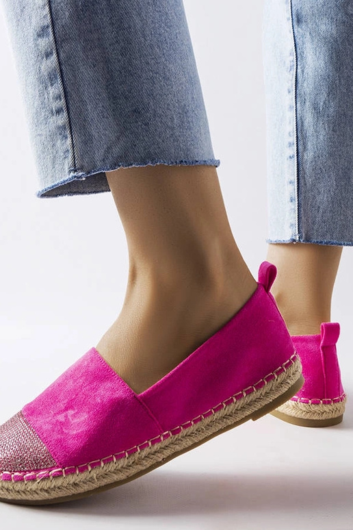 Espadrillas con plateau Magali rosa