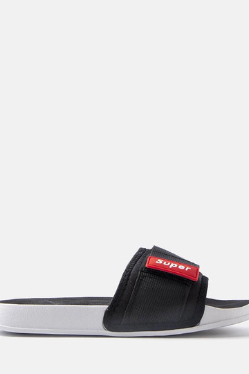 Infradito da uomo regolabili con velcro nero Alley 2