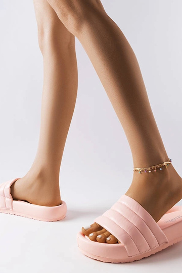 Infradito rosa decorate con... 2