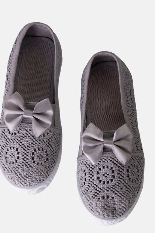 Ballerine traforate grigie per...