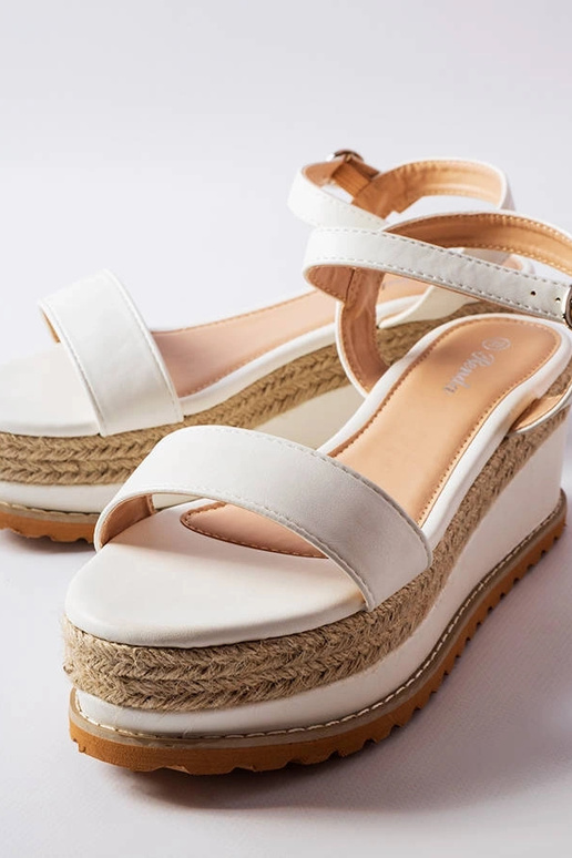 Sandali con zeppa bianchi Access