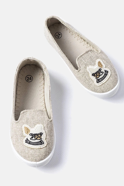 Sneakers grigie per bambini con...