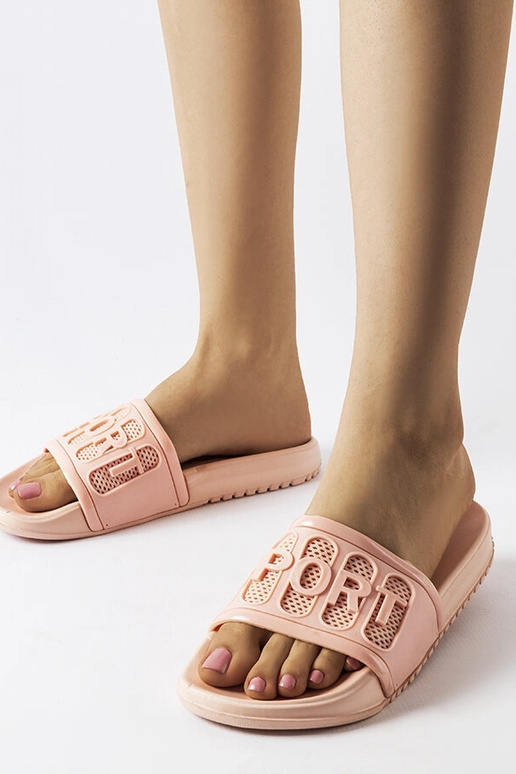 Moiariello infradito in gomma rosa