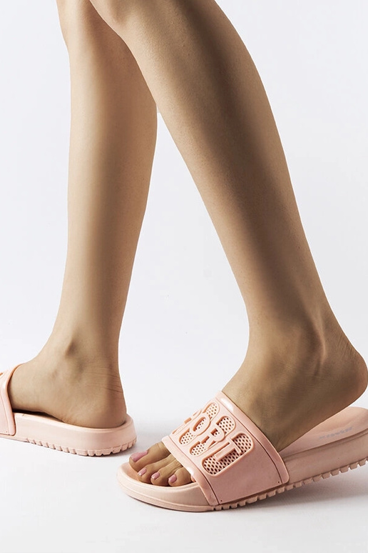 Moiariello infradito in gomma rosa