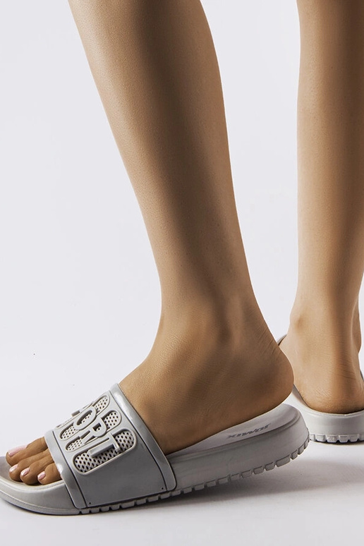 Moiariello Infradito in gomma grigia