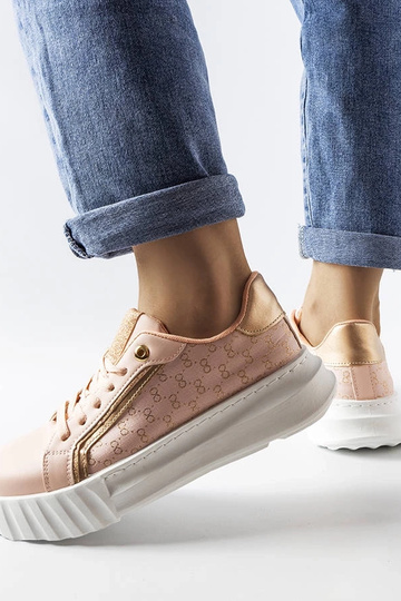 Sneakers con plateau rosa... 2