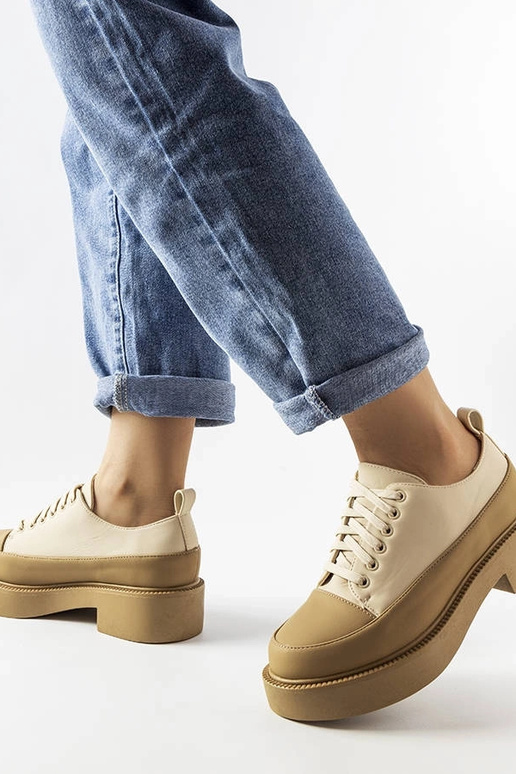 Scarpe basse beige scuro Merico