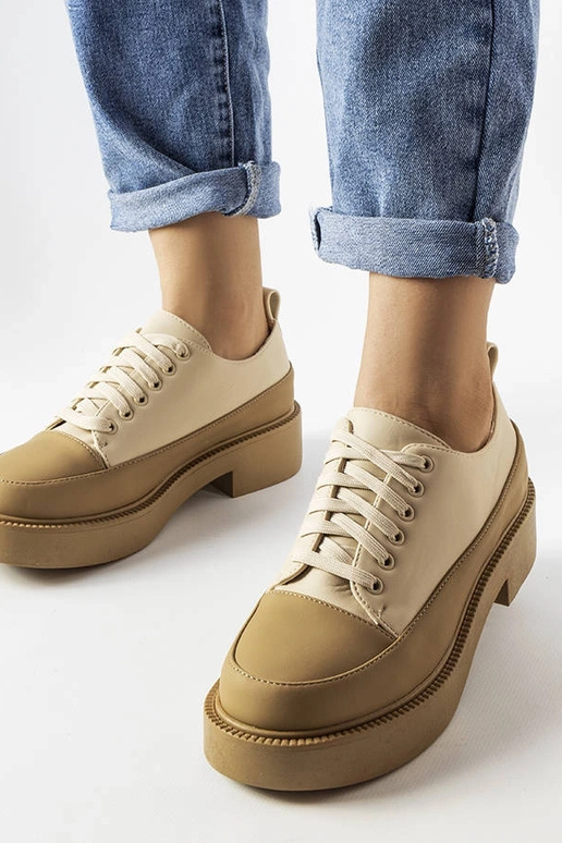 Scarpe basse beige scuro Merico