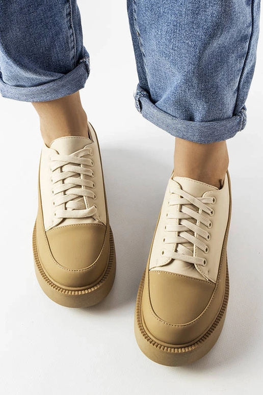 Scarpe basse beige scuro Merico