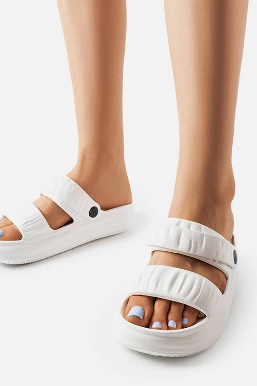 Infradito in schiuma bianca Griffin