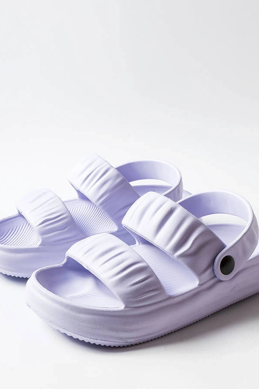 Ciabatte viola in schiuma, "Griffin"