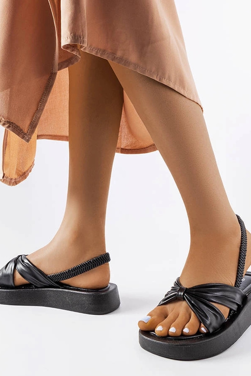 Sandali con plateau Montagna neri