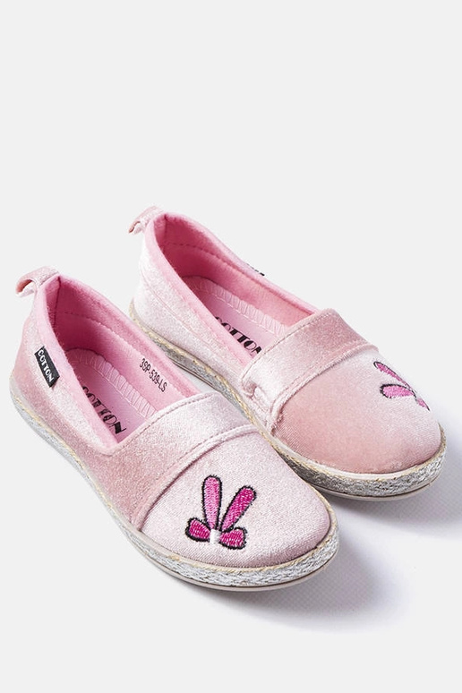 Ballerine Patria in velluto rosa