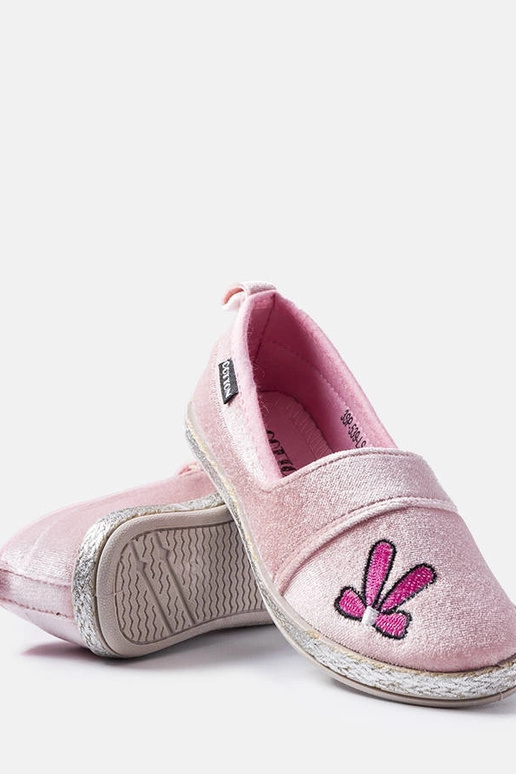 Ballerine Patria in velluto rosa