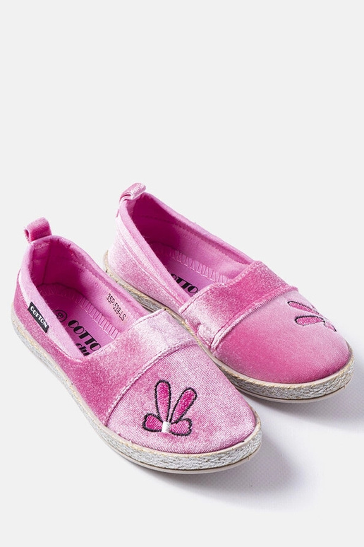 Ballerine Patria in velluto rosa scuro