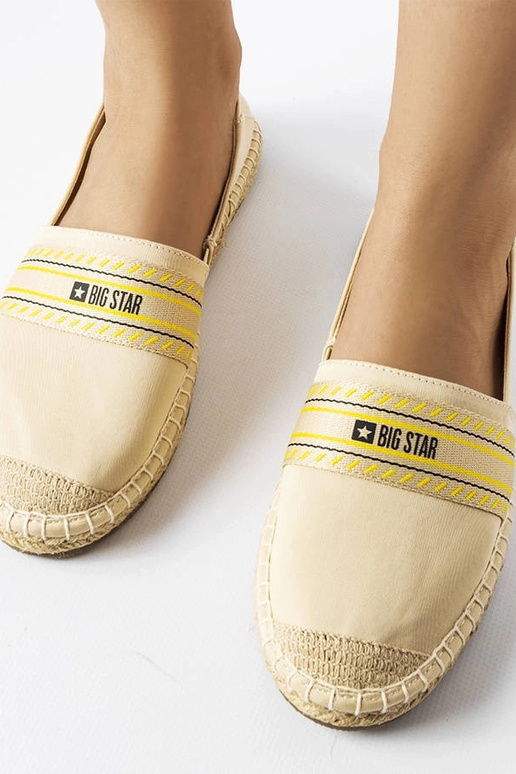 Espadrillas beige Big Star LL274895