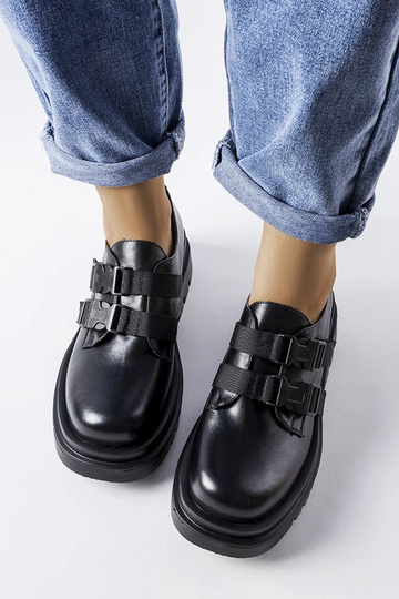Scarpe con plateau Prospero nere 2