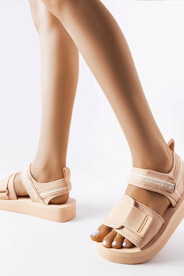 Sandali in schiuma beige Big Star LL274787 2