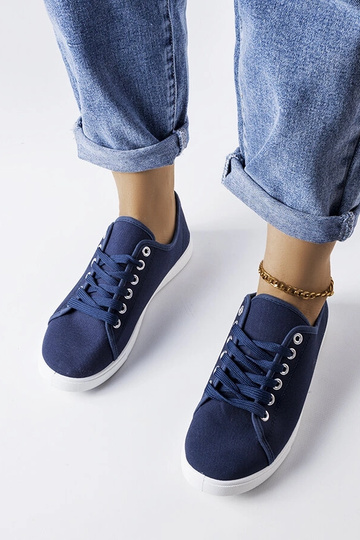 Sneakers in tessuto blu... 2