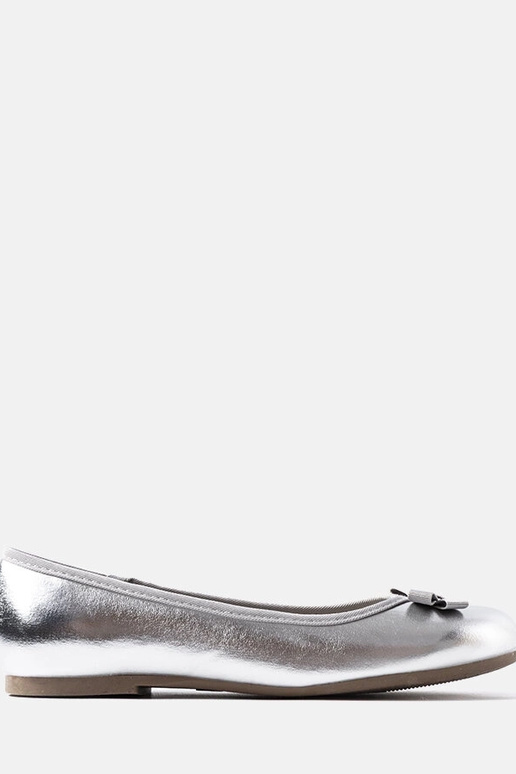 Ballerine Fedro in vernice argento