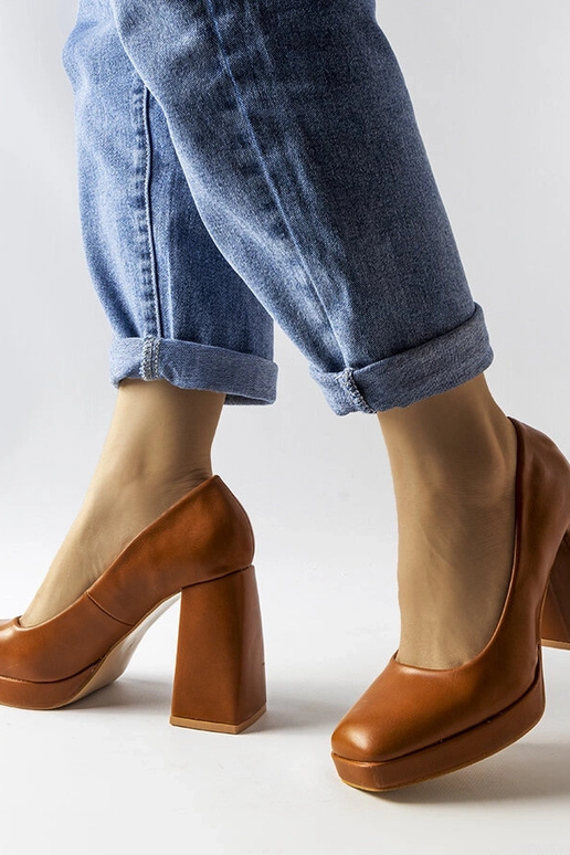 Décolleté con tacco alto Mailly marrone