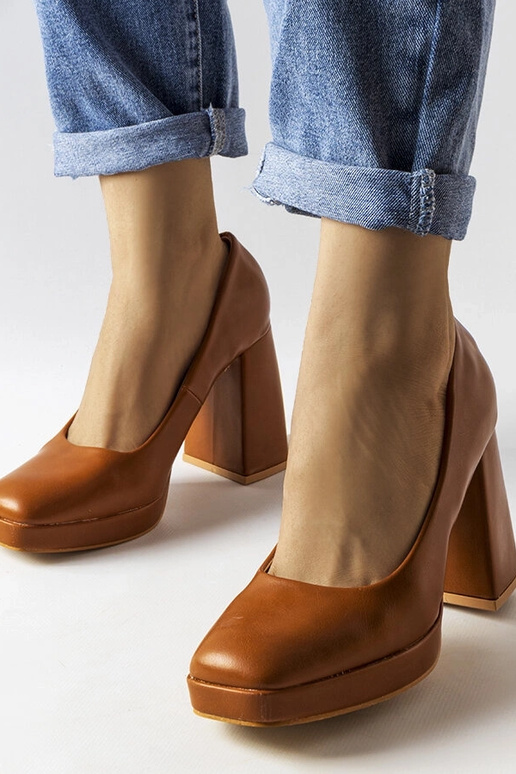 Décolleté con tacco alto Mailly marrone