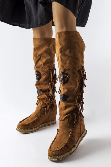 Stivali con zeppa Cascia...