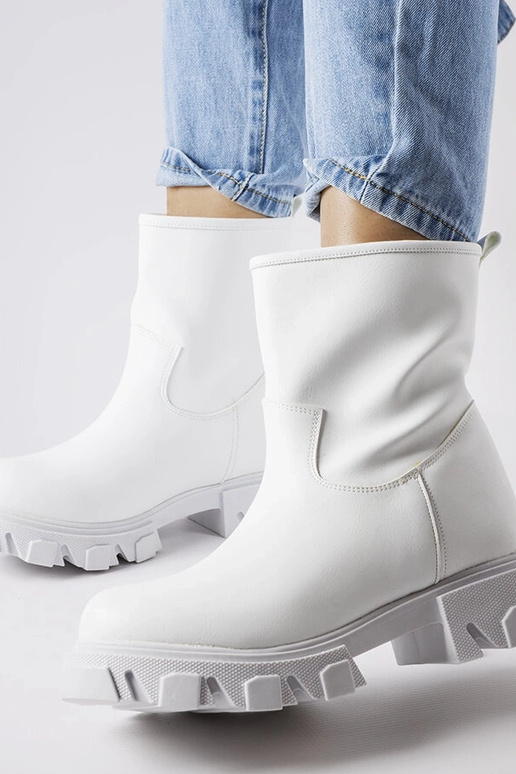 Stivali da lavoro bianchi slip-on Wuori