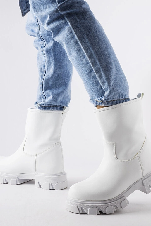 Stivali da lavoro bianchi slip-on Wuori