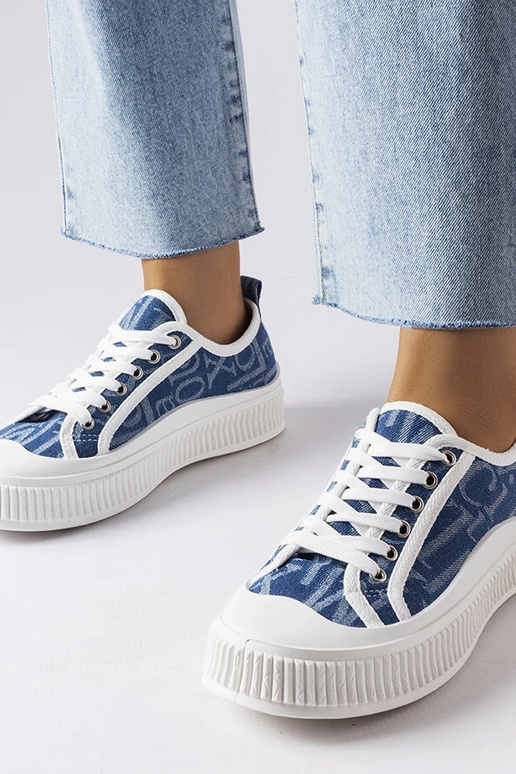 Sneakers con plateau Alfianello blu navy