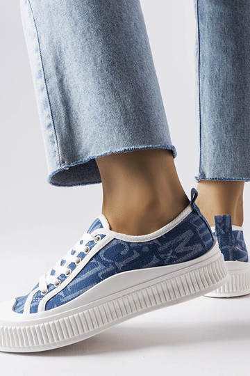 Sneakers con plateau Alfianello blu navy 2