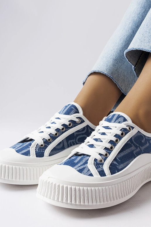 Sneakers con plateau Alfianello blu navy