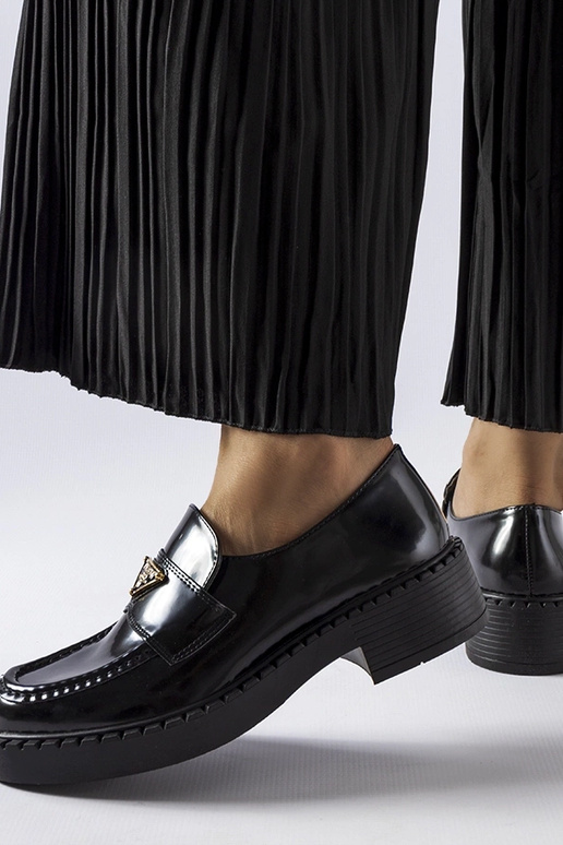 Mocassini neri da donna Milne