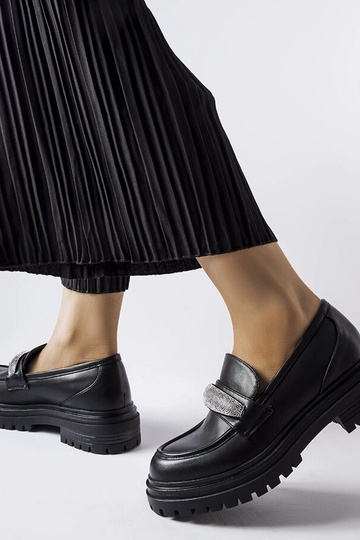 Mocassini neri Hartford con...