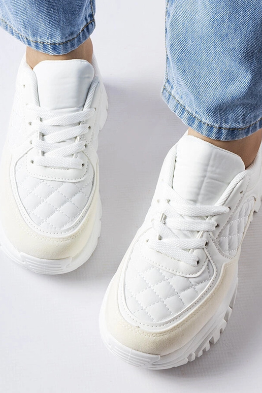 Scarpe sportive bianche con inserto...