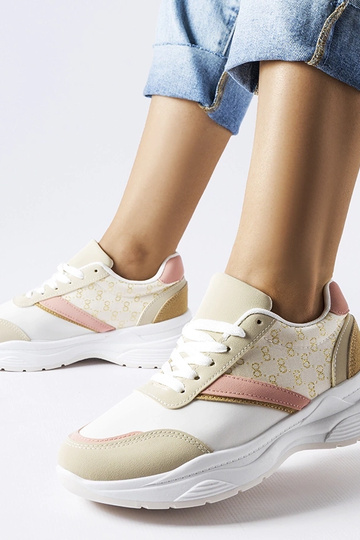 Sneakers beige e bianche... 2