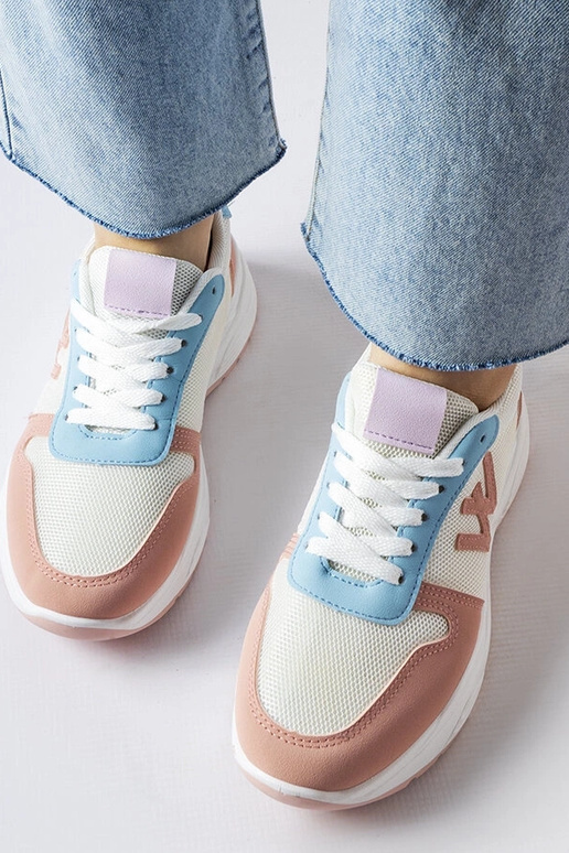 Scarpe sportive bianco-rosa-blu,... Scarpe sportive bianco-rosa-blu,...