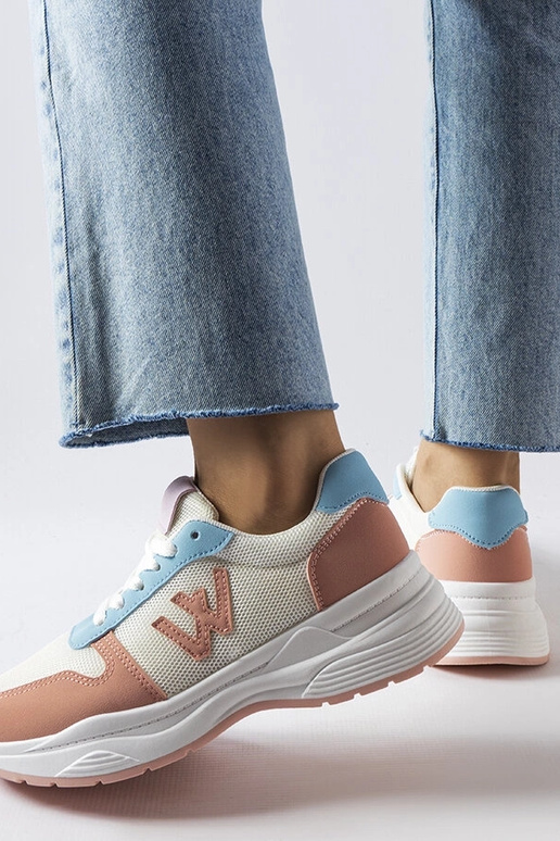 Scarpe sportive bianco-rosa-blu,... Scarpe sportive bianco-rosa-blu,...