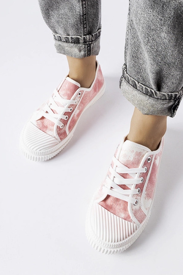 Sneakers rosa Clavet lavate