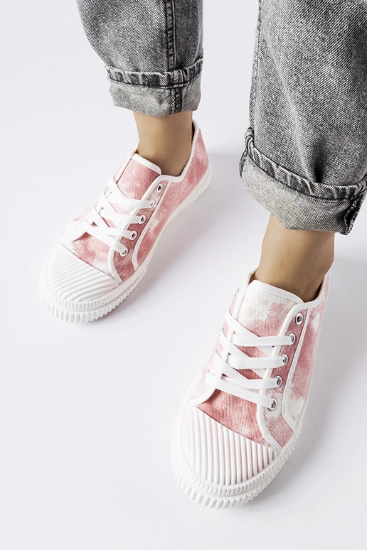 Sneakers rosa Clavet lavate