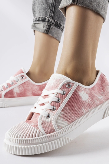Sneakers rosa Clavet lavate 2