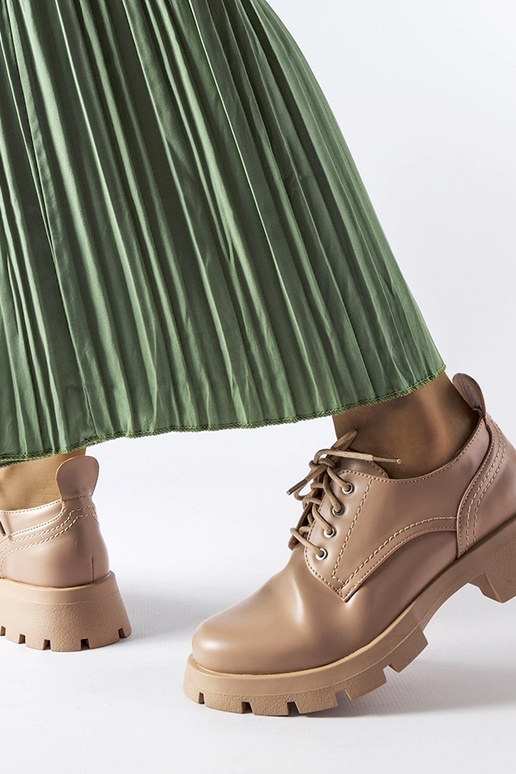 Scarpe beige Charleston con finitura...