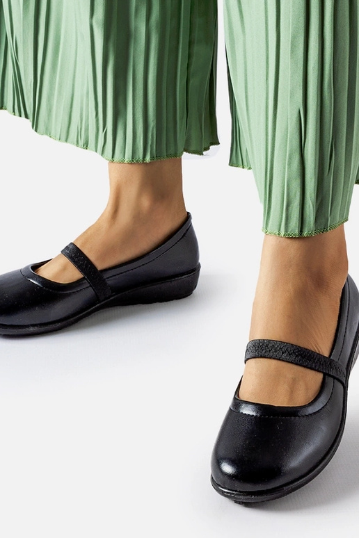 Ballerine elastiche nere Oakland