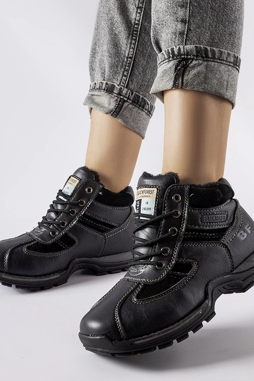 Stivali da lavoro invernali neri,...