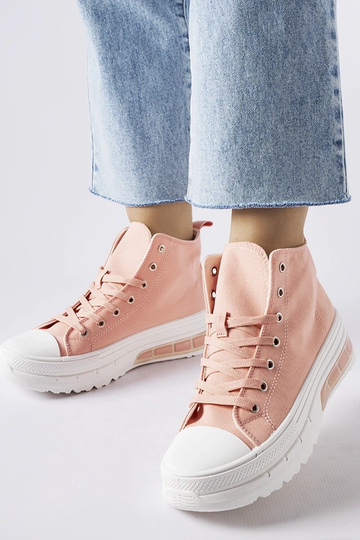 Sneakers alte rosa silenziose